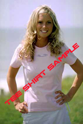 Pink Girls Surf Tee shirt sample photo