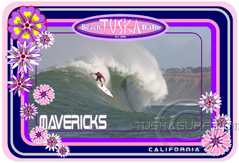 SURF PHOTO OF MAVERICKS CALIFORNIA
