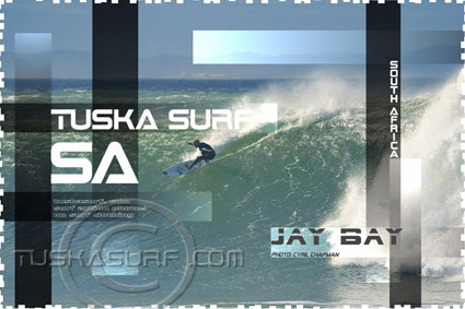 Surf Tee shirt with Surf Photo os Jeffreys Bay