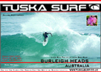 Tubing surf and surfing photo of Burleigh Heads Australia