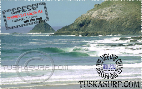 Surf photo of boobies bay cornwall england,