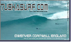 Photo of surf and surfing photo of tubing wave at Gwenver Cornwall UK