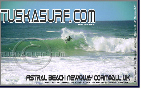 Surf photo of the fistral newquay cornwall england,