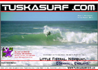Surf and Surfing photo of tubing waves at Fistral Beach Newquay Cornwall UK