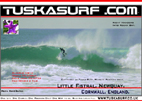 Surf and Surfing photo of tubing waves at Fistral Beach Newquay Cornwall UK