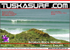 Surf and Surfing photo of tubing waves at Watergate Bay Newquay Cornwall UK