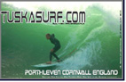 Photo of surf and surfing photo of tubing wave at Porthleven Cornwall UK