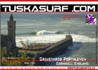 Photo of surf and surfing photo of tubing wave at Porthleven Cornwall UK