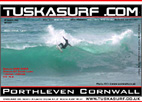 Photo of surf and surfing photo of tubing wave at Porthleven Cornwall UK