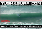 Photo of surf and surfing photo of tubing wave at Wrestles Cornwall UK