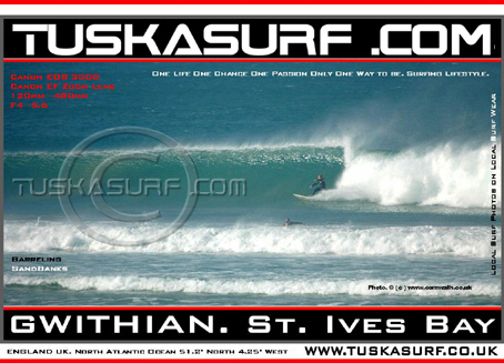 Surf photo of Gwithian cornwall england, Photo of surf and surfing wave  in Gwithian St. Ives Cornwall