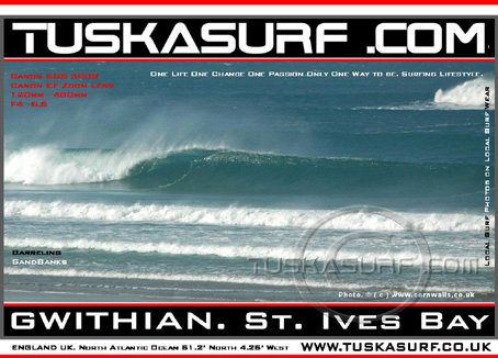 Surf photo of Gwithian cornwall england, Photo of surf and surfing wave  in Gwithian St. Ives Cornwall