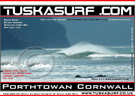 Surf photo of Pothtowan cornwall england,