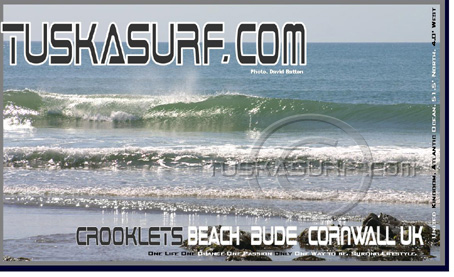 Surf photo of bude cornwall england, Surf and surfing photos of Waves in  Crooklets Beach Bude Cornwall UK