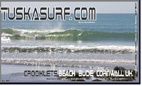 Photo of surf and surfing tubing wave at Bude Cornwall UK