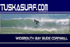 surf photo of bude cornwall on a surf tee shirt