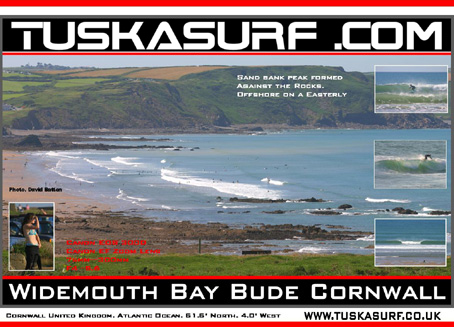 Surf and surfing photos of Waves in  Widemouth Bay Bude Cornwall UK