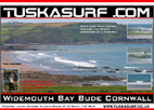 Photo of surf and surfing tubing wave at Widemouth Bay Bude Cornwall UK