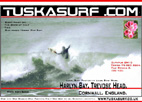 surf and surfing photos of tubing waves on Harlyn Bay Cornwall UK