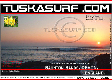 Surf photo of Saunton Sands Devon England UK, 