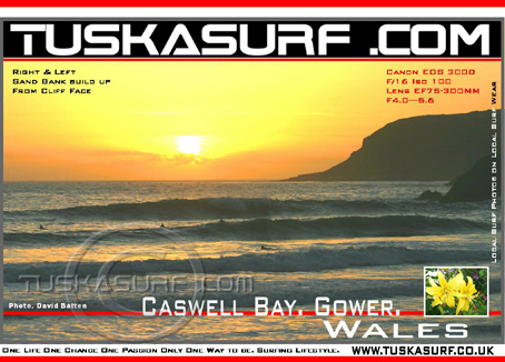 Photo of surf and surfing waves from Caswell Bay Near Mumbles near swansea available on Tee shirts and Hoodies