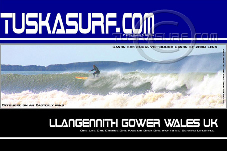 SURF PHOTO OF LLANGENNITH WALES