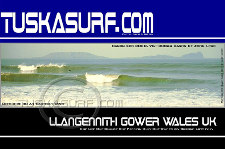 SURF PHOTO OF LLANGENNITH WALES