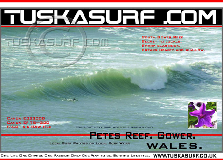 Petes Reef Gower Wales Surf photo onsurf clothing