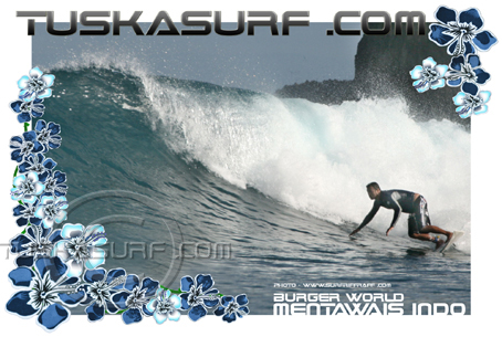 Photos of surf and surfing huge tubing waves of Mentawais IslandsIndonesia