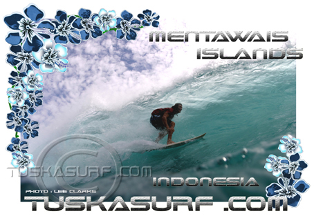 Photos of surf and surfing huge tubing waves of Mentawais IslandsIndonesia