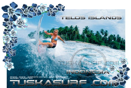 Surf clothing with Telos Islands Photo