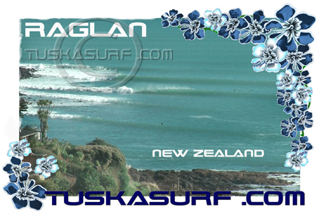 Surfing Raglan New Zealand
