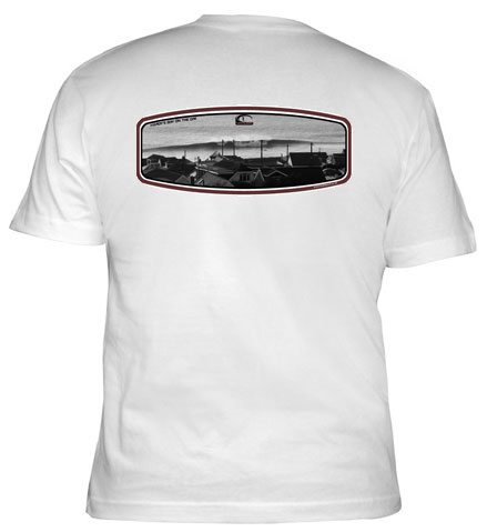 SURFING CLOTHING TEE SHIRT OGMORE BY SEA WALES