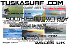 surfing photos of Barrelling waves at Southerndown Bay Wales UK