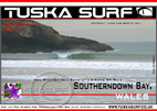 Surf and surfing photos of Barrelling waves at Southerndown Bay Wales UK