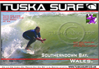 Surf and surfing photos of Barrelling waves at Southerndown Bay Wales UK
