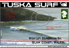 Surf and surfing photos of Barrelling waves at Southerndown Bay Wales UK