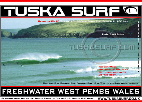 Surf photo of Freshwater West Pembrokeshire Wales