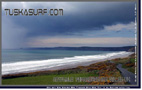 SURF PHOTO OF NEWGALE PEMBROKESHIRE WALES UK