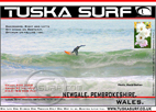 Tubing surf and surfing photo of Newgale Beach Pembrokeshire Wales UK