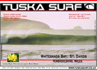 Tubing surf and surfing photo of Whitesands Bay Pembrokeshire Wales UK