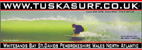 Tubing surf and surfing photo of Whitesands Bay Pembrokeshire Wales UK