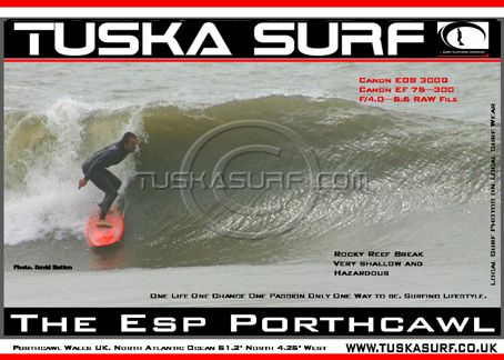 Surf and surfing photos of The Esp at Porthcawl in Wales