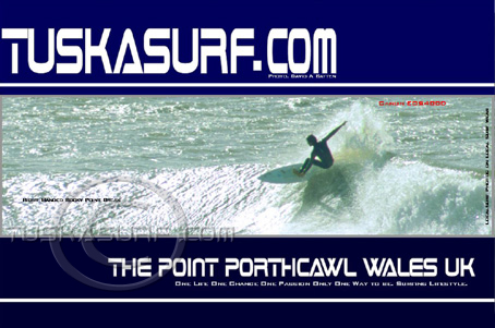 Surf and surfing photos of The Point at Porthcawl in Wales