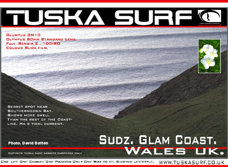 Photo of surf and suring hollow waves in Sunset Ogmore by Sea Wales